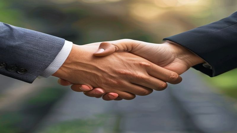 Successful business partnership